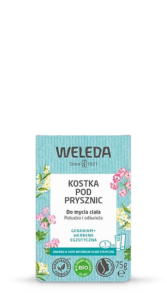 Kostka pod prysznic  Geranium + Werbena egzotyczna