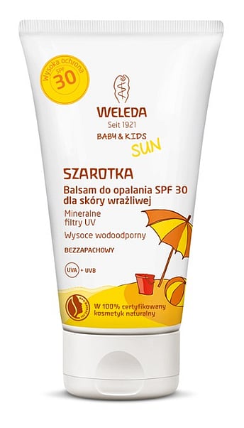 Szarotka Balsam do opalania SPF 30 dla skóry wrażliwej