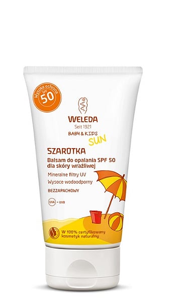 Szarotka Balsam do opalania SPF 50 dla skóry wrażliwej