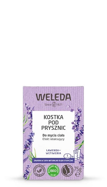 Kostka pod prysznic Lawenda + wetiweria