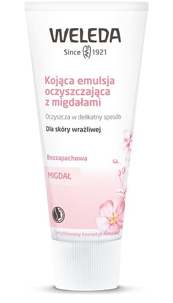 Kojąca emulsja oczyszczająca z migdałami