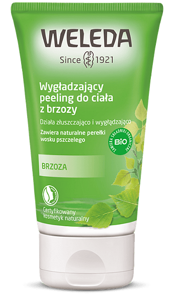 Wygładzający peeling do ciała z brzozy