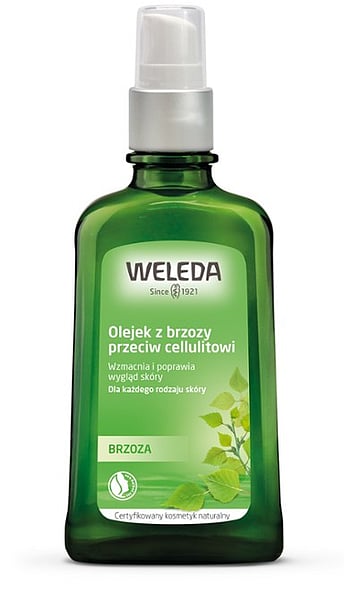 Olejek z brzozy przeciw cellulitowi