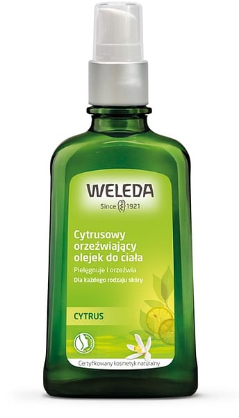 Cytrusowy orzeźwiający olejek do ciała