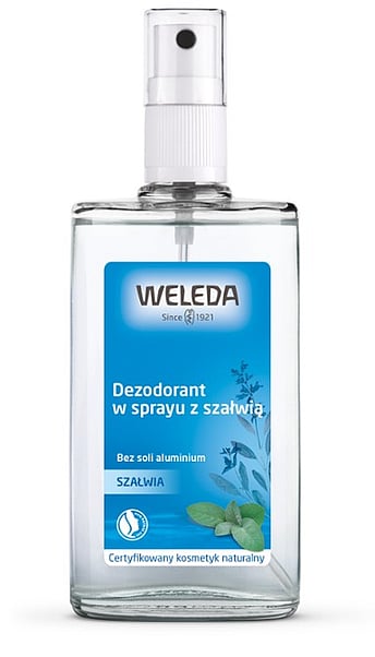 Dezodorant w sprayu z szałwią