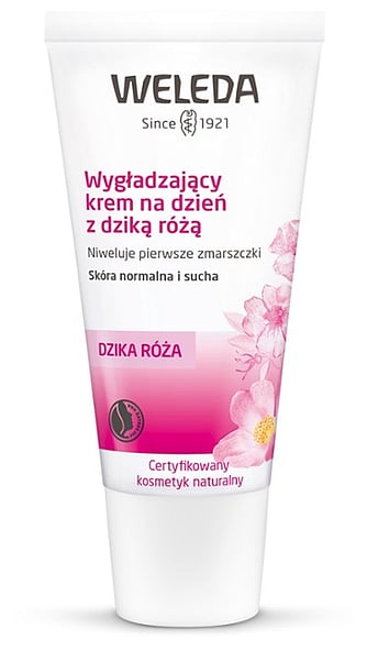 Wygładzający krem na dzień z dzikiej róży