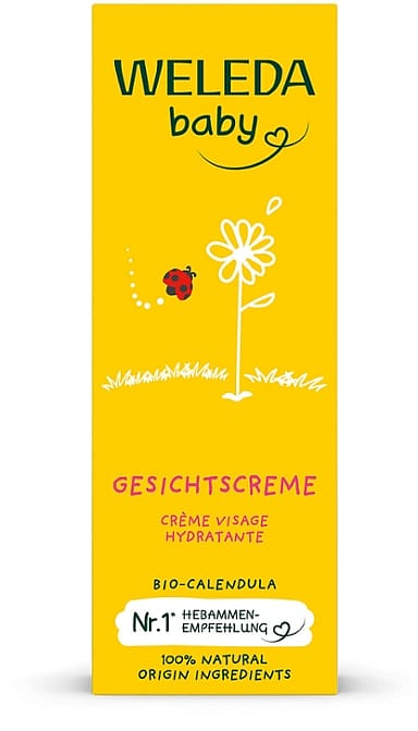 Krem do twarzy dla niemowląt z nagietkiem lekarskim