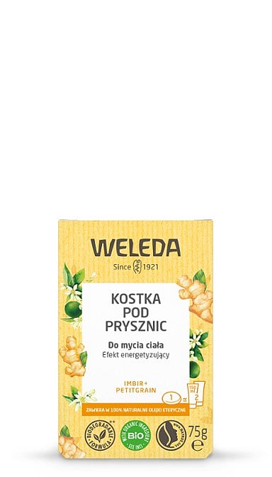 Kostka pod prysznic Imbir + Petitgrain