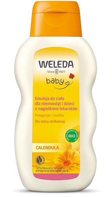 Calendula Emulsja do ciała dla niemowląt i dzieci z nagietkiem lekarskim