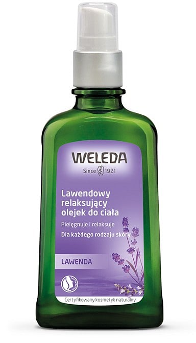 Lawendowy relaksujący olejek do ciała