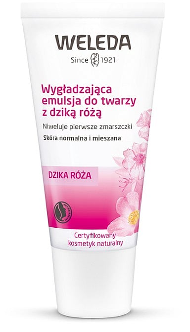 Wygładzająca emulsja do twarzy z dziką różą